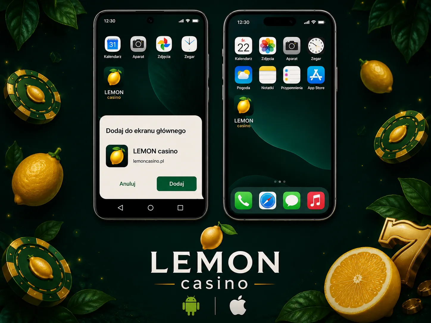 Lemon Casino zaloguj app na Android i iOS