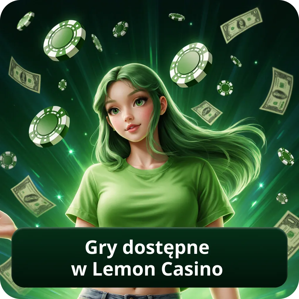 Gry dostępne w Lemon Casino